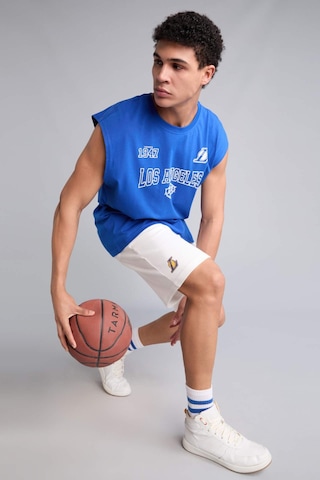 Defacto Pamuk Nba Los Angeles Lakers Oversıze Bisiklet Yaka Atlet G2433ax26aube104 Mavi-be104