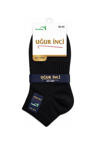 Uğur İnci Bambu Çorap Unisex Nefes Alabilen Terletmez Antibakteriyel Yumuşak Günlük Çorap 3 Lü Paket Lacivert