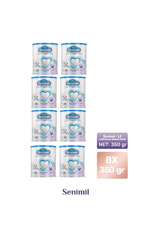 Senimil Laktozsuz Bebek Sütü 350 G 8 Adet