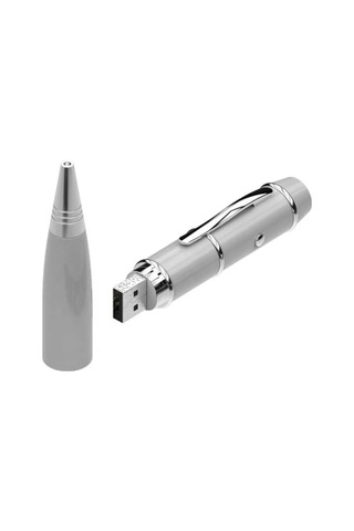 Lunatic Kl-1 Sunum Kalemi 16 Gb Usb Bellek Özellikli Metal Kutulu Kırmızı Lazerli, Led Işıklı Pointer Kalemi İş
