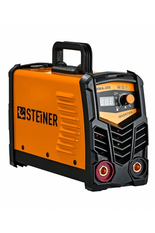 Steiner Mma-200 Amper Dijital Göstergeli İnverter Kaynak Turuncu
