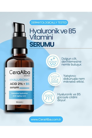 Ceraalba Hyaluronik & B5 Vitamin Serumu