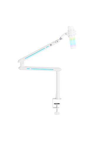 Npo Std191lw Elysium Profesyonel Rgb Işıklı Amortisörlü Yayıncı Stüdyo Mikrofon Kolu