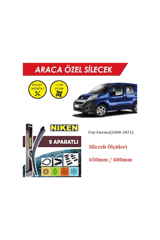 Fiat Fiorino Ön Cam Silecek Takımı 2008-2021 Fiat Fiorino Ön Cam Silecek Takımı 2008-2021