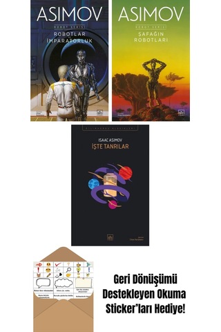 Robotlar Ve İmparatorluk Robot Serisi 4. Kitap + Şafağın Robotları Robot Serisi 3. Kitap + İşte Tanrılar