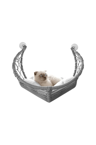 Markapet Vantuzlu Gondol Kedi Hamağı Kedi Yatağı 40 x 45 CM