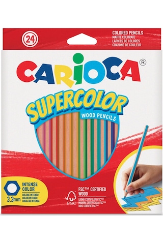 Carioca Supercolor Kuru Boya 24 Renk