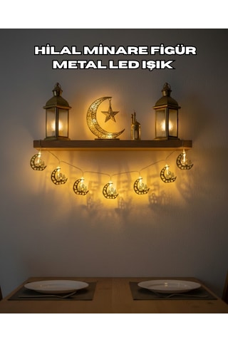 Minare Ramazan Led Işık Çok Renkli