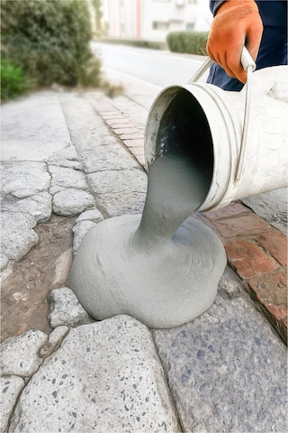 Jel Beton Kendiliğinden Yayılan Çimento Esaslı Zemin Kaplama 20 Kg - Gri