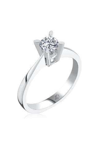 Effective Diamond Markiz Esinti Tektaş Gümüş Yüzük