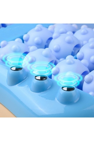 Suntek Çift Ayak Masaj Aleti Silindir Shiatsu İşçiler Yaşlı Mavi