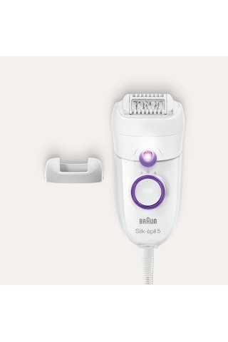 Braun Silk-Epil 5 5505 Kablolu Smartlight Kuru Kullanım Epilatör + Daraltıcı Başlık