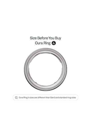 Oura Gümüş Ring 4 Akıllı Sağlık Ve Aktivite Yüzüğü Beden 8 Akıllı Yüzükler