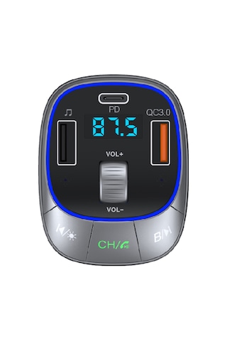 Linktech Gf17 48w Pd + Qc3.0 Led Ekranlı Fm Transmitter