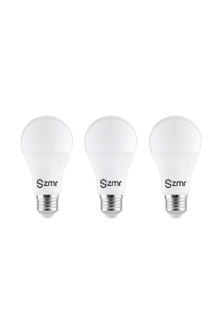 Zmr 105/b.65 3'lü Paket Led Ampul 15w 6500k Beyaz Işık E27 Duylu Enerji Tasarruflu Uzun Ömürlü