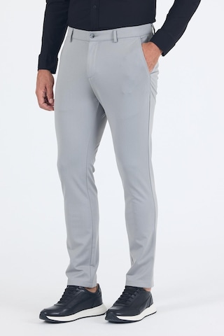 İmza Gri Yandan Cepli Casual Slim Fit Pantolon 1003250163 Gri