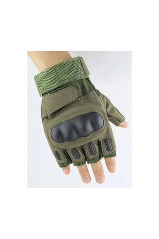 Genel Markalar Tactical Askeri Kesik Parmak Kemik Eldiven Operasyon Eldiveni Siyah - 34191450 Siyah