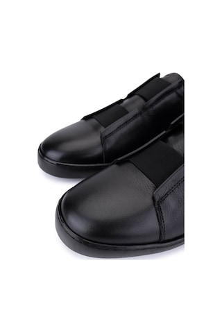 Tamer Tanca Erkek Hakiki Deri Siyah Sneakers & Spor Ayakkabı 1174 07 Erk Ayk Sk25-26 Sıyah Dr Siyah