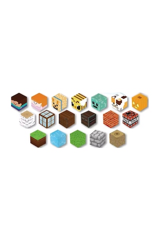 Minecraft Manyetik Küp Blok Orman Temalı Yapı Taşı 150 Parça