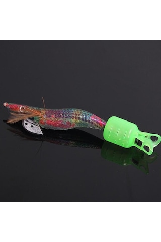 Electric Suntek 10x Kalamar Jig Kanca Koruyucu Balıkçılık Jigs - Karides Balıkçılığı İçin Kancayı Koru