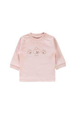Civil Baby Bebek Organik Pijama Takımı 1-9 Ay Pembe
