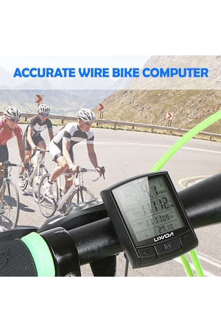 Lixada Bisiklet Bisiklet Bilgisayarı Bisiklet Kilometre Kilometre Sayacı Mtb Yol Bisikleti Bilgisayarı Siyah