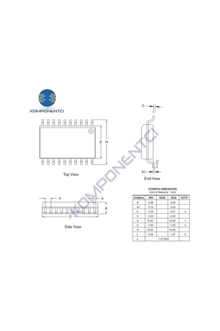 At89c2051-24su Mikrodenetleyici Soic-20