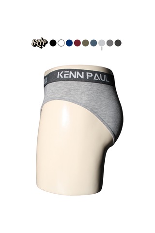 Kp Erkek Düz Pamuklu Gri Boxer Slip Boxer Gri