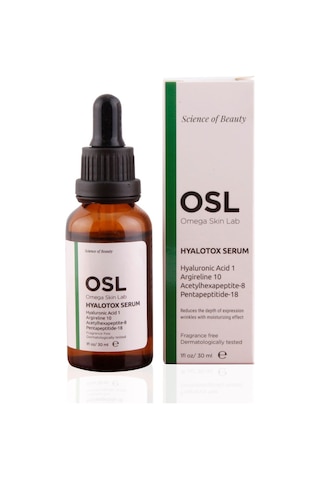 OSL Omega Skin Lab Sıkılaştırıcı Etkili Hyalotox Serum 30 ML
