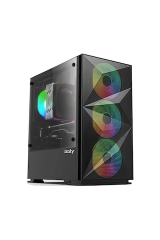 Izoly ST998698 i5-4570 8 GB 512 GB M.2 NVMe GT740 4 GB 24" Free Dos Masaüstü Oyuncu Bilgisayarı
