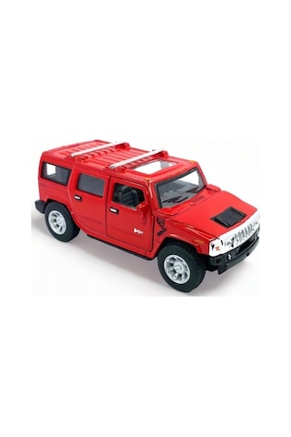 Metal Model Hummer Lisanslı Die-cast Araç 1,36 Çek Bırak Kapı Aç Kapa Hummer H2