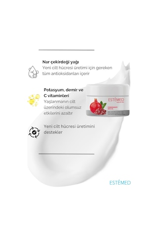 Yoğun Nemlendirici Yüz Kremi & Pomegranate Intense Moisturizing Face Care Cream 50ml