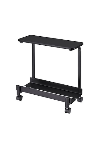 Ikea Lånespelare Tekerlekli Bilgisayar Kasa Taşıyıcı, Siyah, 50x27 Cm