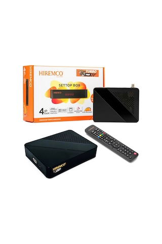 Hiremco Turbo Pro Wi-Fi 4 GB Dahili Hafıza Full HD Linux Tabanlı Mini Uydu Alıcısı