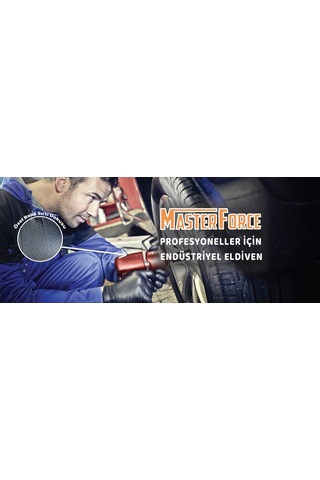Masterforce Siyah Nitril Eldiven M Beden 50'Li Paket (509827023)
