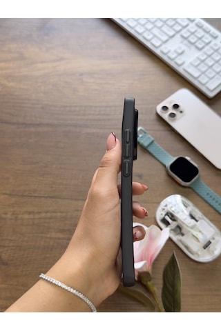 Redmi Note 13 Pro 4g Uyumlu Süper İnce Mat Ultra Thin Silikon Kılıf Siyah