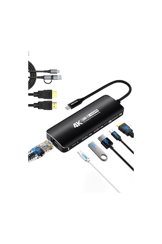 Usb-c Capture Dock, Switch 2 Ve Steam Deck İçin 4k 60 Hdmı Çıkışlı Video Yakalama İstasyonu, Pd 100w Şarj, Gigabit Ethernet, Usb 3.0 Hub, Obs Uyumlu