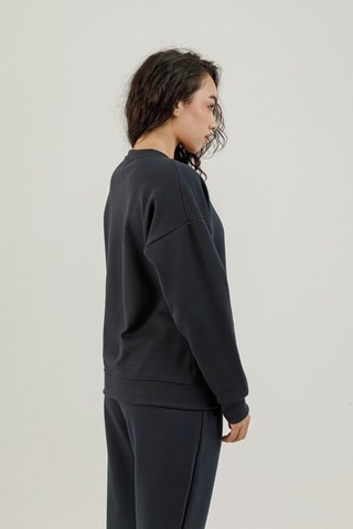 Airlife Clubby Ir Zone Sıfır Yaka Kadın Sweatshirt Lacivert