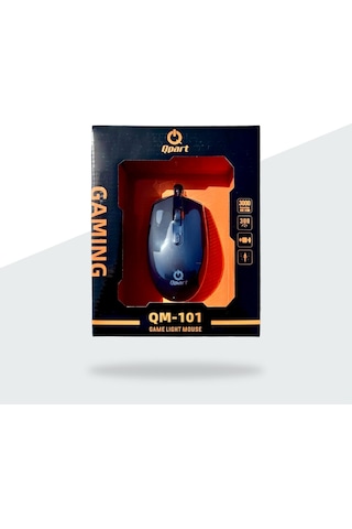 Qpart QM-101 Usb Rainbow Işıklı Oyuncu Mouse