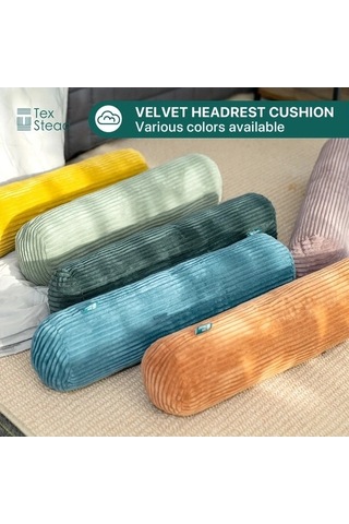 Trendooze Lezzetli Turuncu Sunshine022 1 Adet Texstead Retro Geometrik 6x24 İnç Yastık Polyester Yıkanabilir Turuncu