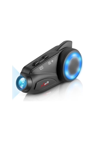 Ayt Powermaster Maxto M3 Motosiklet Bluetooth Intercom Kulaklık Motosiklet Kask Kamerası Cep Telefonu Konuşma Özellikli