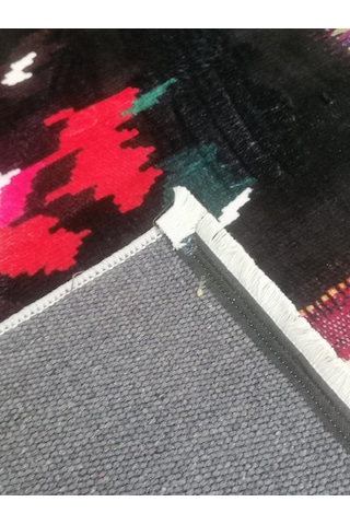 Mavi Kilim 915 160x230 Tabanı Dokuma Yıkanabilir