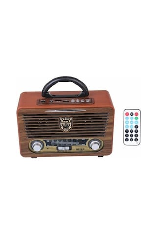 Meier M-115Bt Usb/Sd Bluetooth Şarjlı Nostaljik Radyo