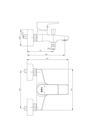 Eca 102102488 Dalia Banyo Bataryası Krom