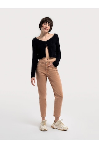 LOFT Crop Kadın Hırka Siyah