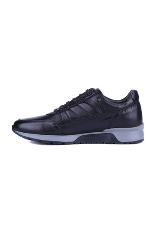 Fosco - Siyah Hakiki Deri Erkek Sneakers 2720-1 - 6960-565-siyah Siyah