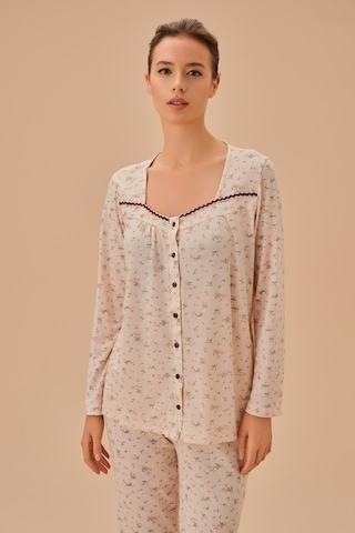 Suwen Young Mother Maskülen Pijama Takımı Sh25162660b334 Pembe