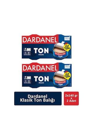 Dardanel Klasik Ton Balığı 2'li 2 x 140 G