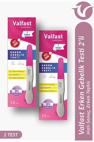 Erken Gebelik Testi Hızlı Hamilelik Testi 2 Adet