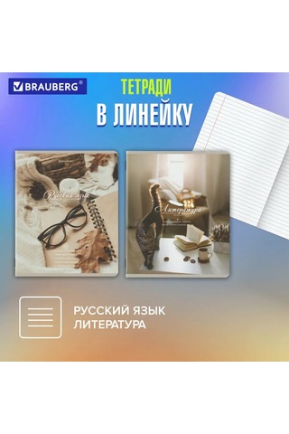 Brauberg Ders Defterleri 48 Yaprak Kareli Ve Çizgili 12'li Set 204257644